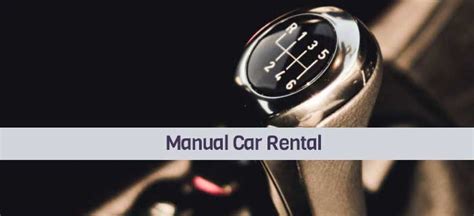 Manual car rental. Things To Know About Manual car rental. 